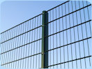 Twin 868 metal welded mesh fencing in Bolton for strength and excellent rebound
